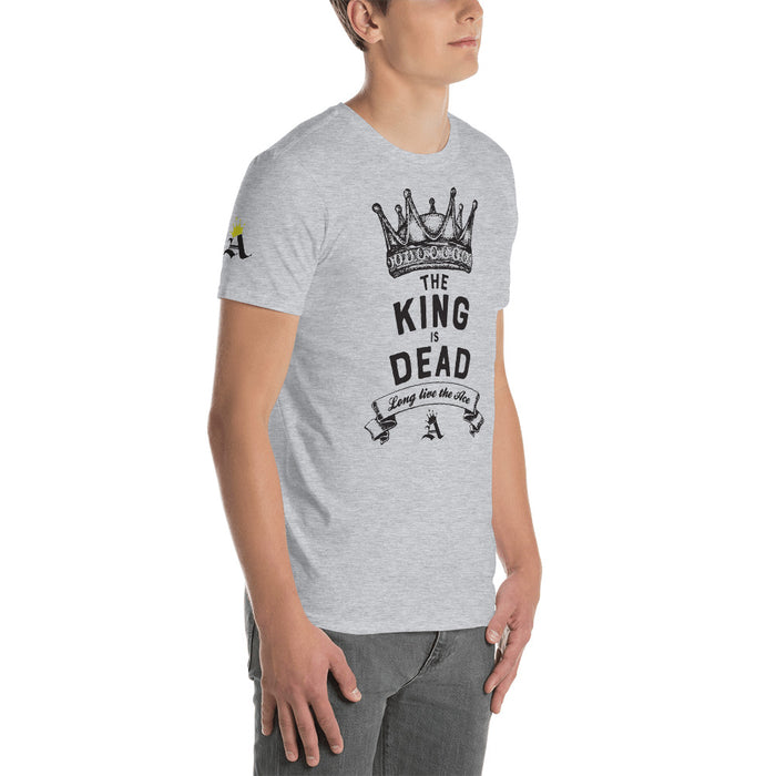 The King is Dead!! Short-Sleeve Unisex T-Shirt