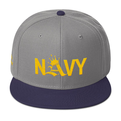 Navy Pride Snapback Hat